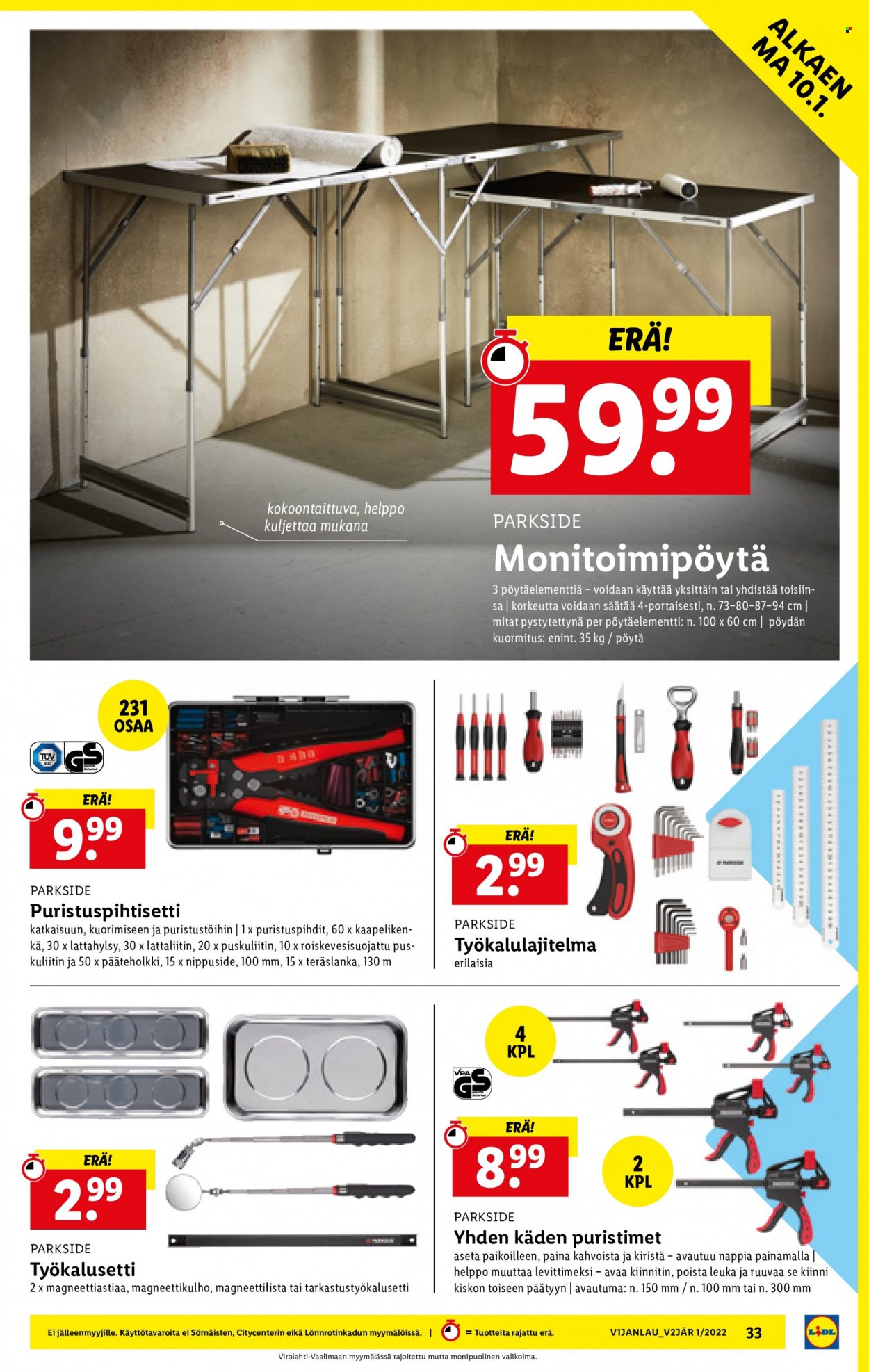 Lidl tarjoukset - 06.01.2022 - 12.01.2022. Sivu 33