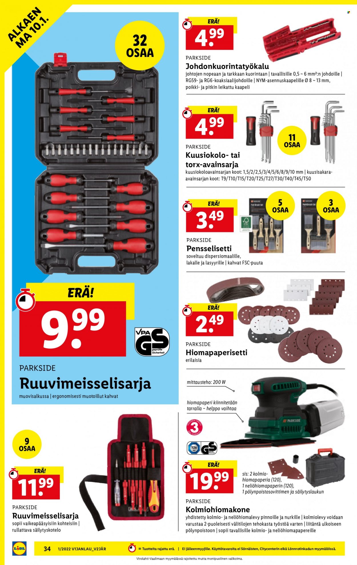 Lidl tarjoukset - 06.01.2022 - 12.01.2022. Sivu 34