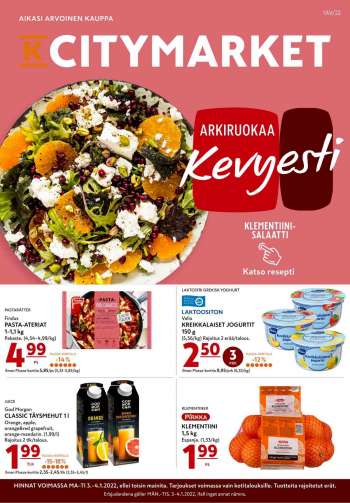 K-citymarket tarjoukset  - 03.01.2022 - 04.01.2022.