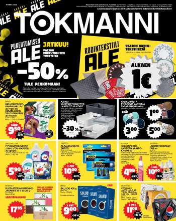 Tokmanni tarjoukset  - 03.01.2022 - 09.01.2022.