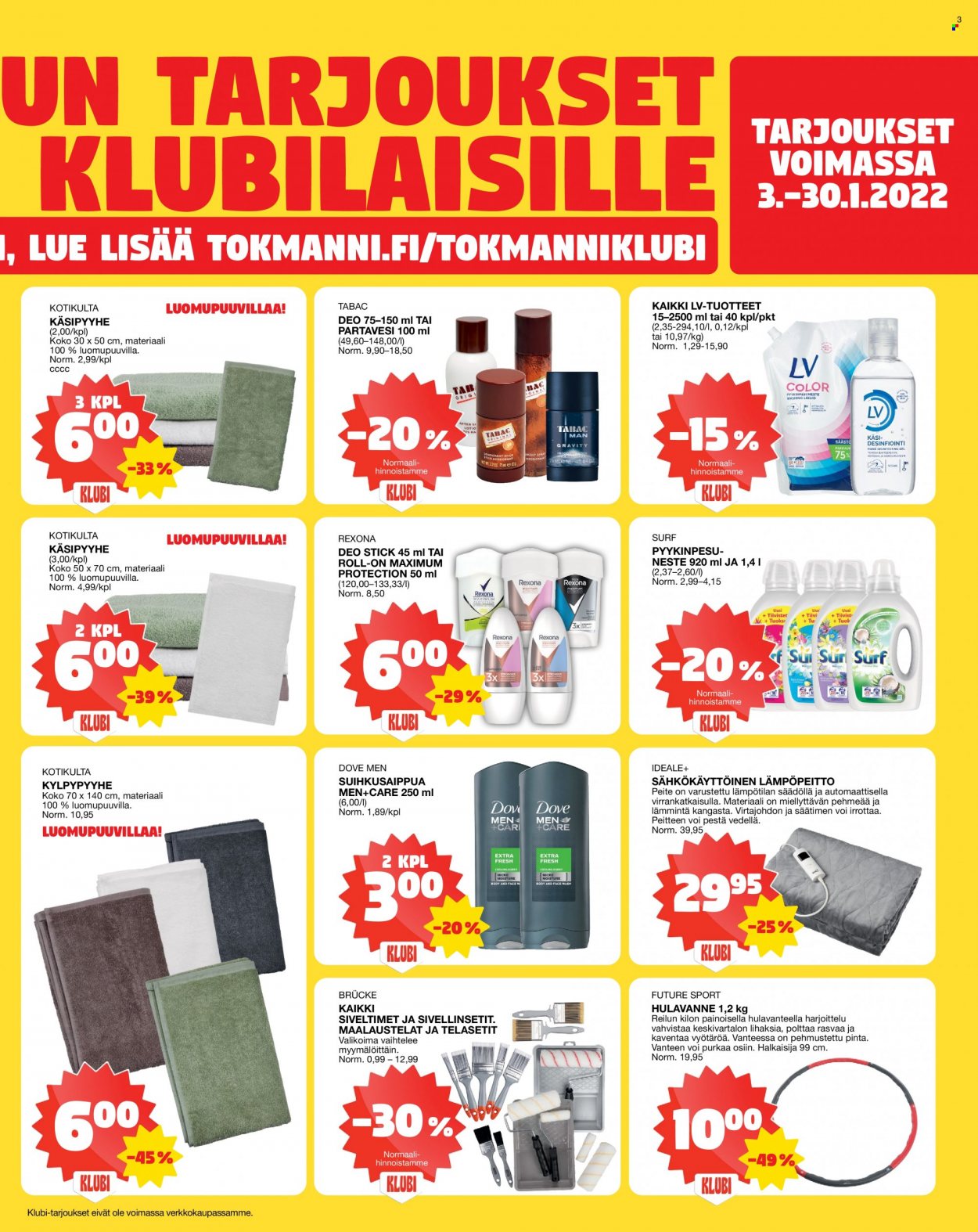Tokmanni tarjoukset - 03.01.2022 - 09.01.2022. Sivu 3