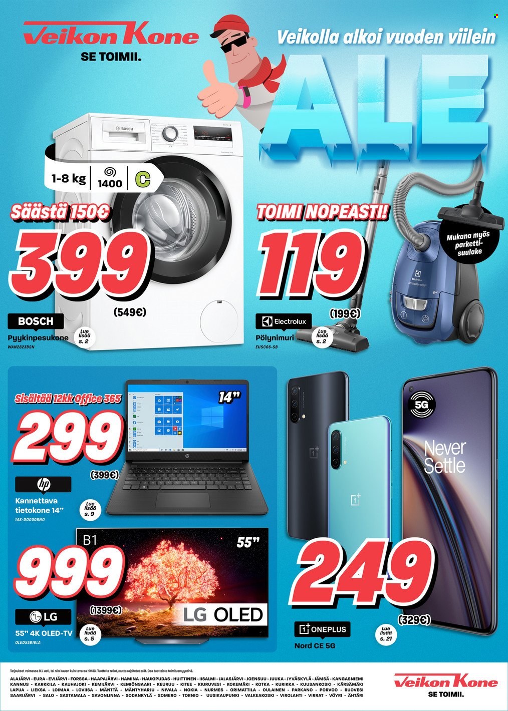 Veikon Kone tarjoukset - 03.01.2022 - 09.01.2022. Sivu 1