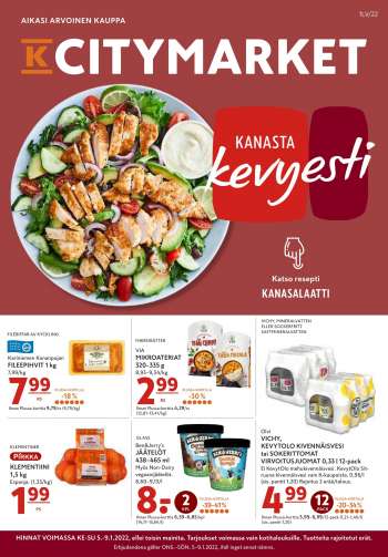 K-citymarket tarjoukset  - 05.01.2022 - 09.01.2022.