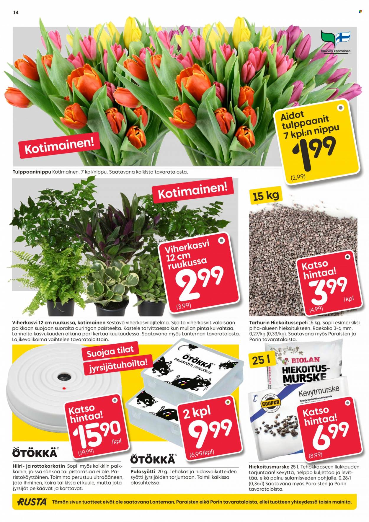 Rusta tarjoukset - 05.01.2022 - 11.01.2022. Sivu 14
