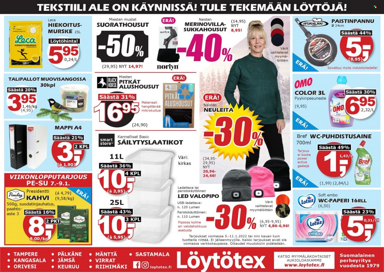 Löytötex tarjoukset - 05.01.2022 - 11.01.2022. Sivu 1