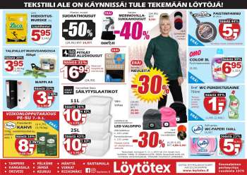 Löytötex tarjoukset  - 05.01.2022 - 11.01.2022.