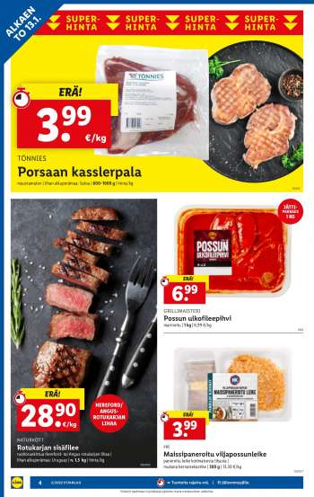 PORSAAN KASSLER tarjoukset – LIDL • Tämän päivän tarjous tarjouslehdistä