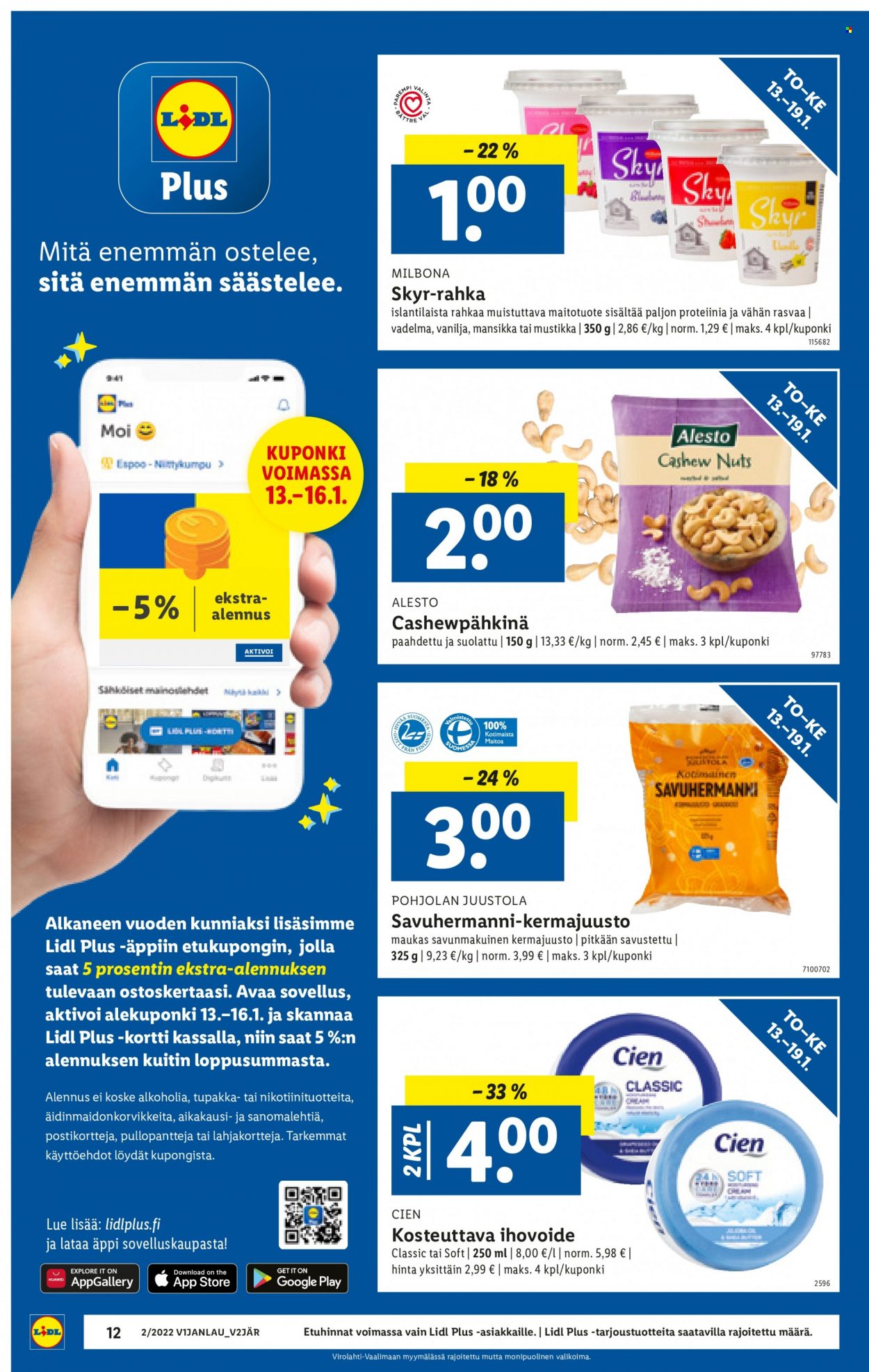 Lidl tarjoukset - 13.01.2022 - 19.01.2022. Sivu 12