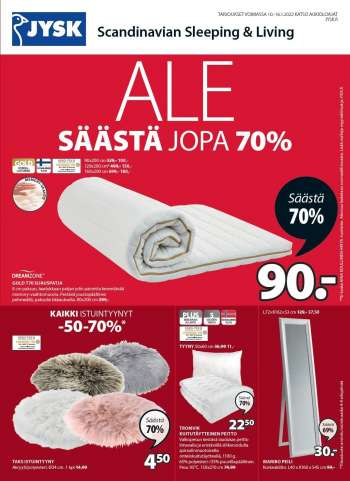 JYSK tarjoukset  - 10.01.2022 - 16.01.2022.
