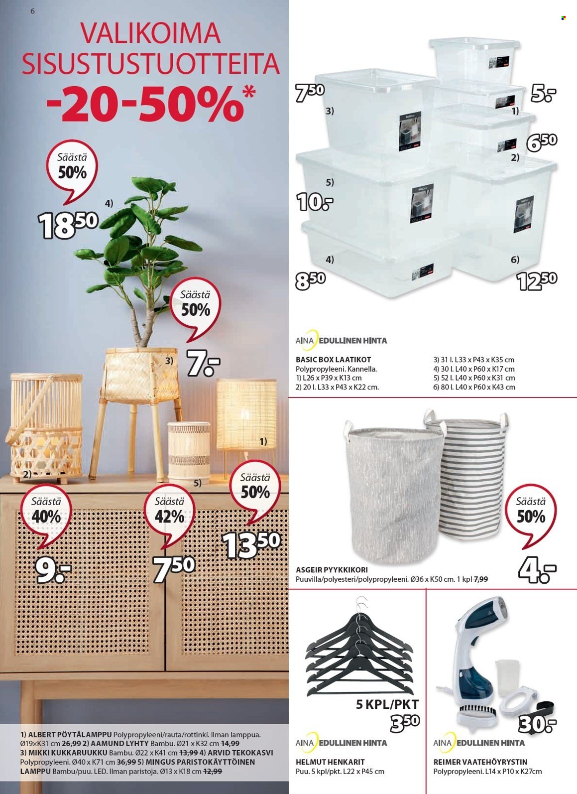 JYSK tarjoukset - 10.01.2022 - 16.01.2022. Sivu 6