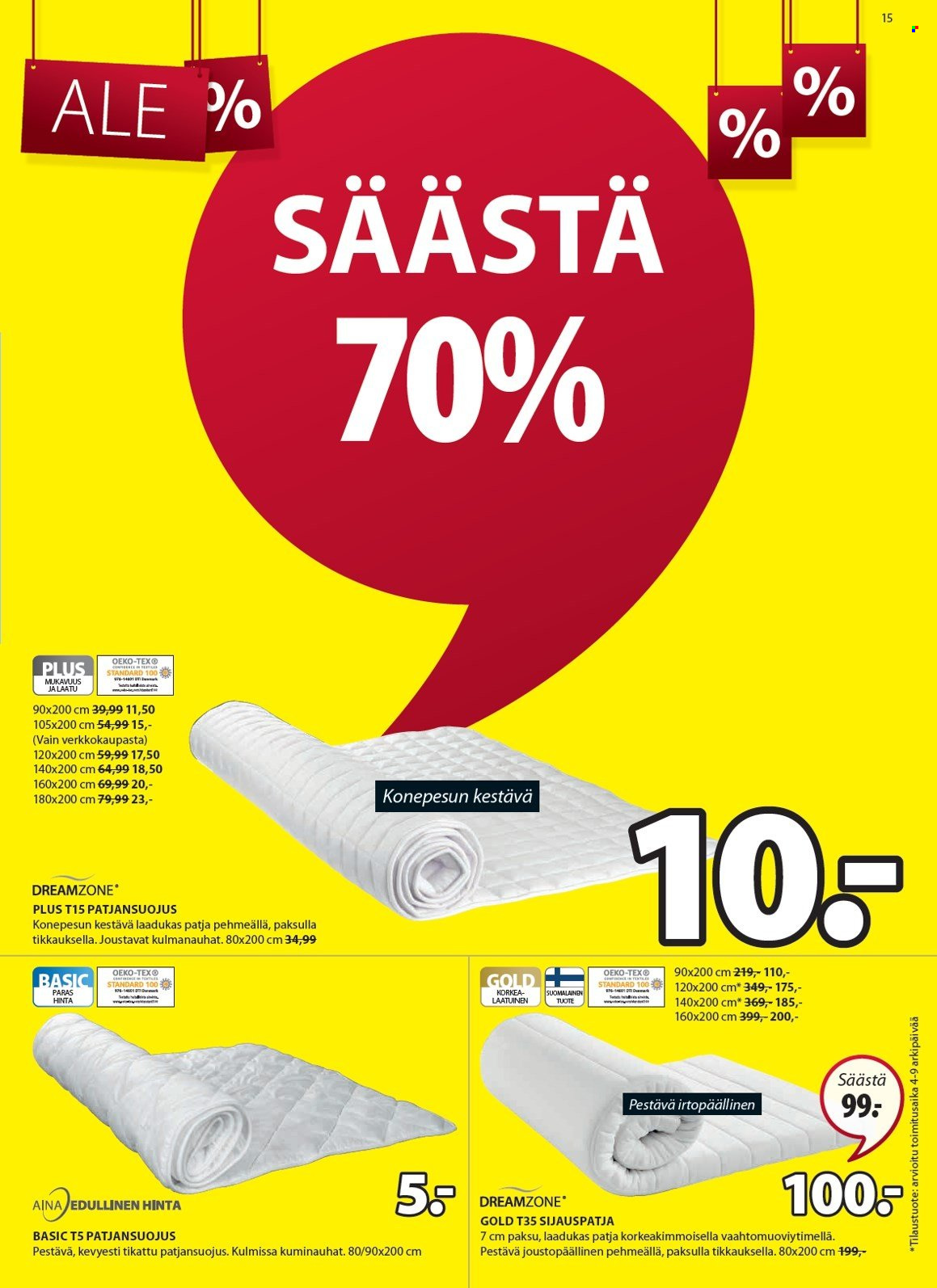 JYSK tarjoukset - 10.01.2022 - 16.01.2022. Sivu 15