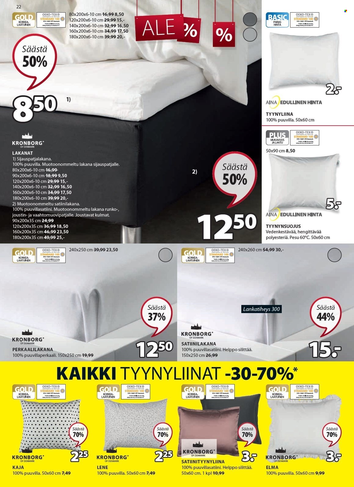JYSK tarjoukset - 10.01.2022 - 16.01.2022. Sivu 22