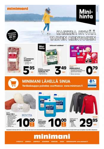Minimani tarjoukset  - 12.01.2022 - 16.01.2022.