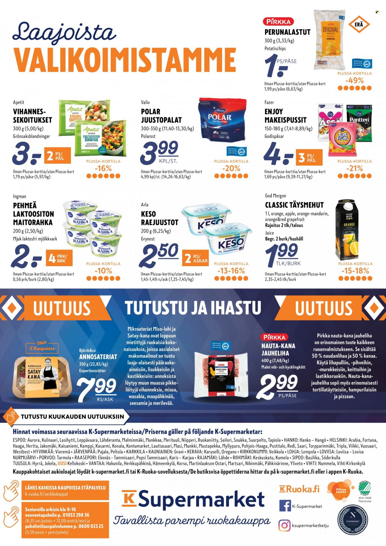 K-Supermarket tarjoukset - 13.01.2022 - 16.01.2022. Sivu 8