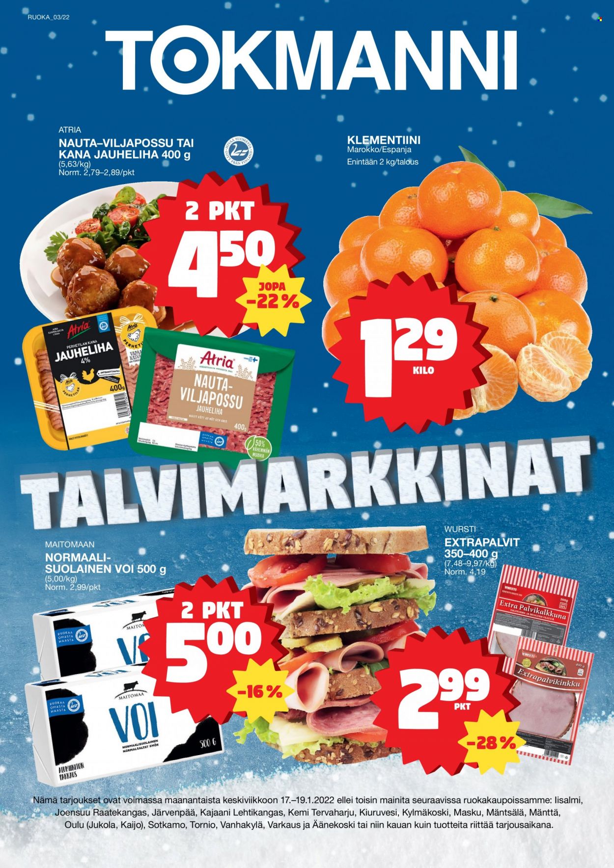 Tokmanni tarjoukset - 17.01.2022 - 19.01.2022. Sivu 1