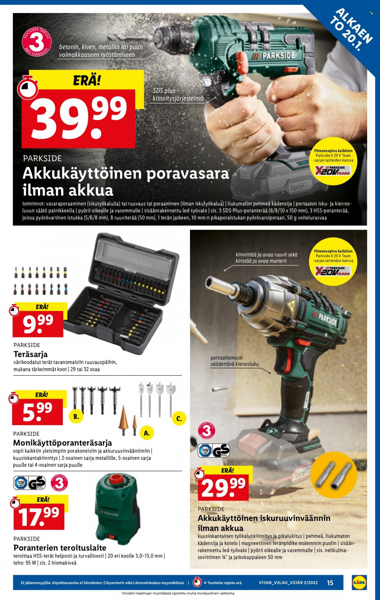 Lidl tarjoukset - 20.01.2022 - 26.01.2022. Sivu 15