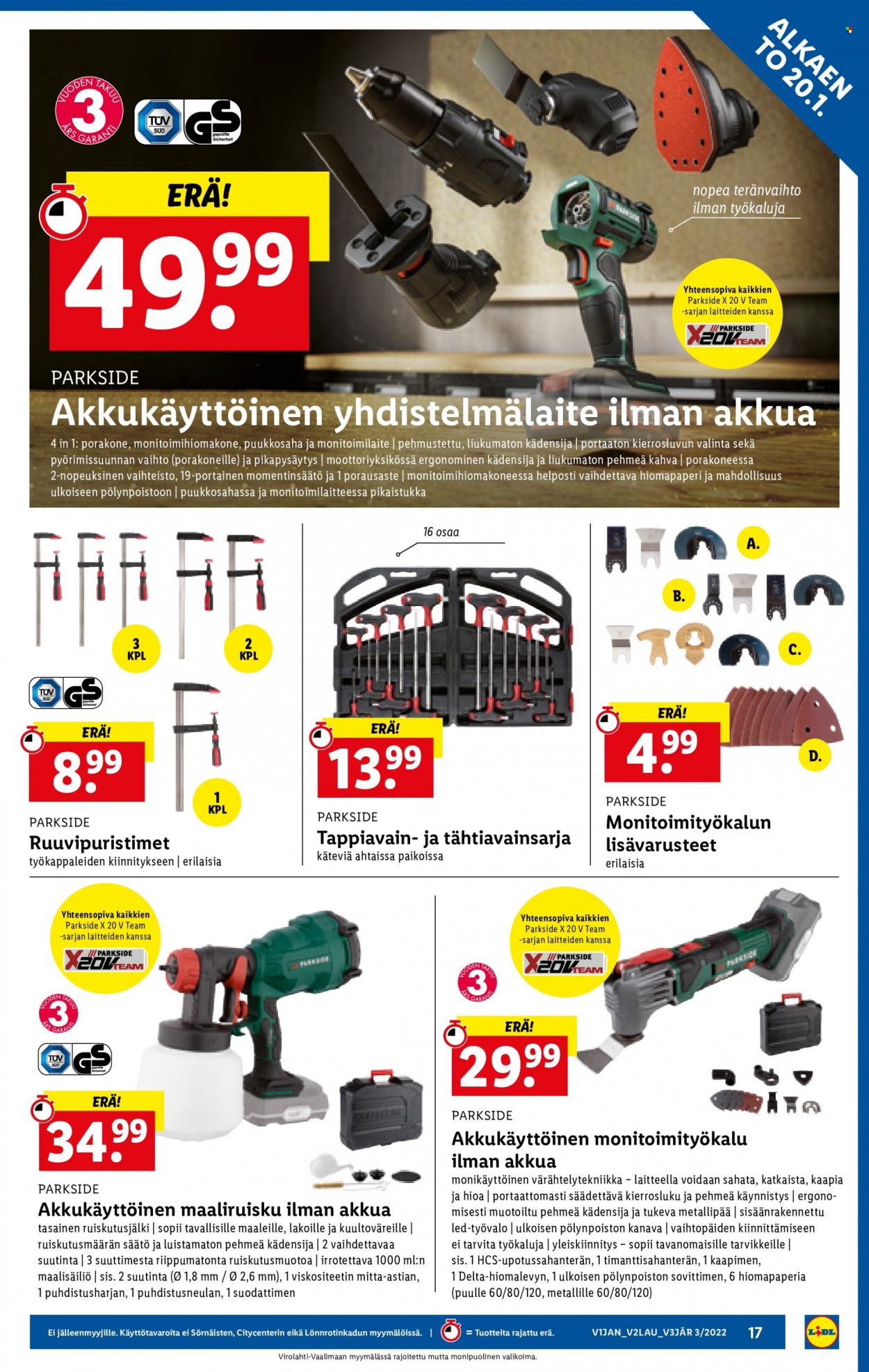 Lidl tarjoukset - 20.01.2022 - 26.01.2022. Sivu 17