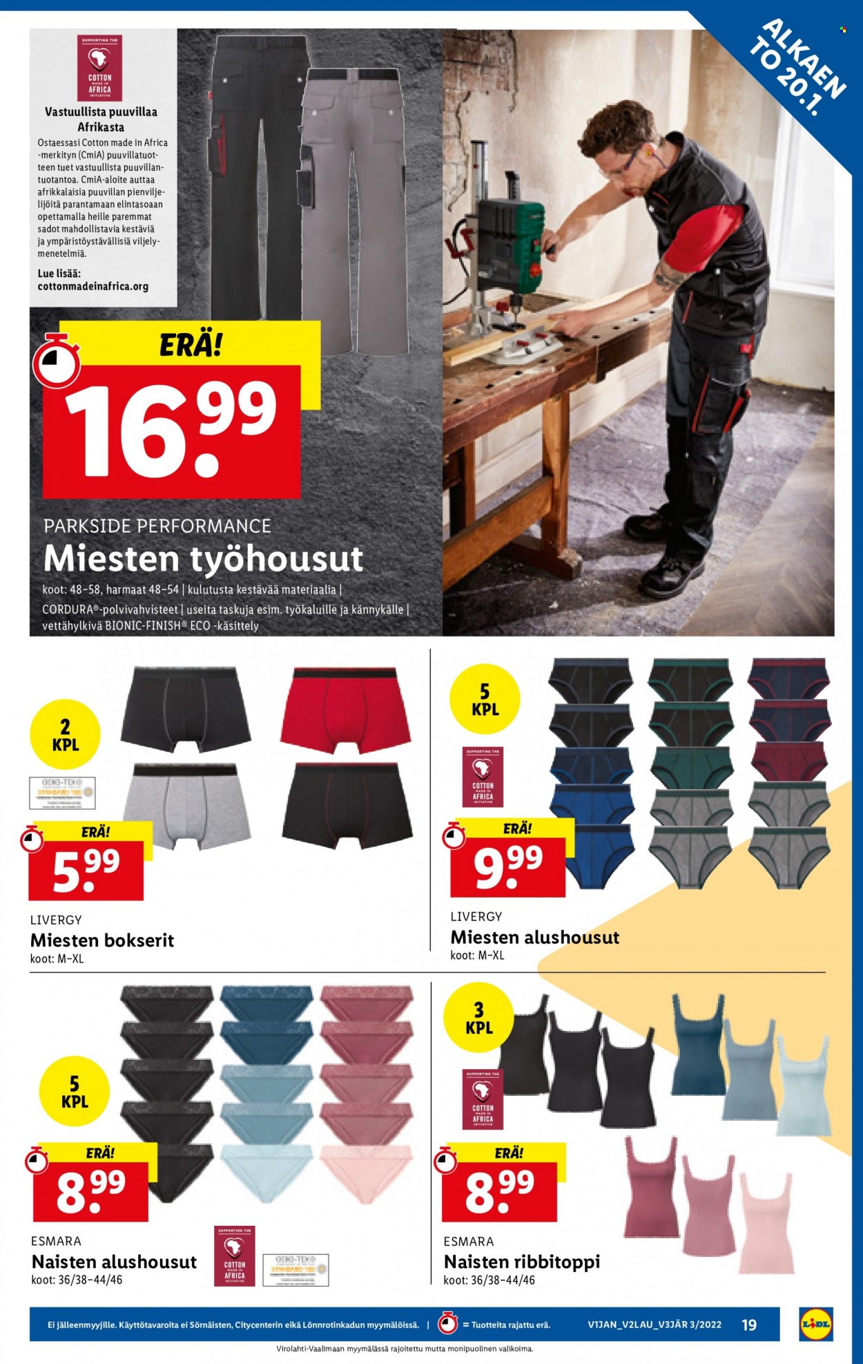 Lidl tarjoukset - 20.01.2022 - 26.01.2022. Sivu 19