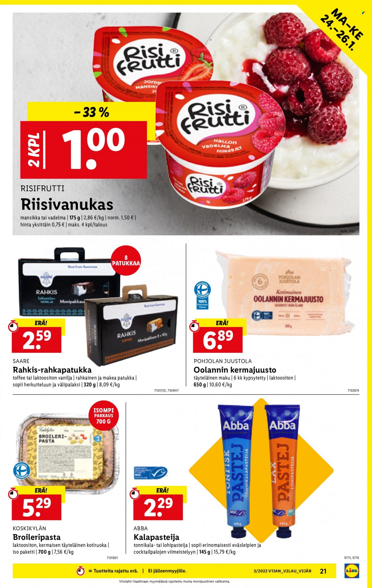 Lidl tarjoukset - 20.01.2022 - 26.01.2022. Sivu 21
