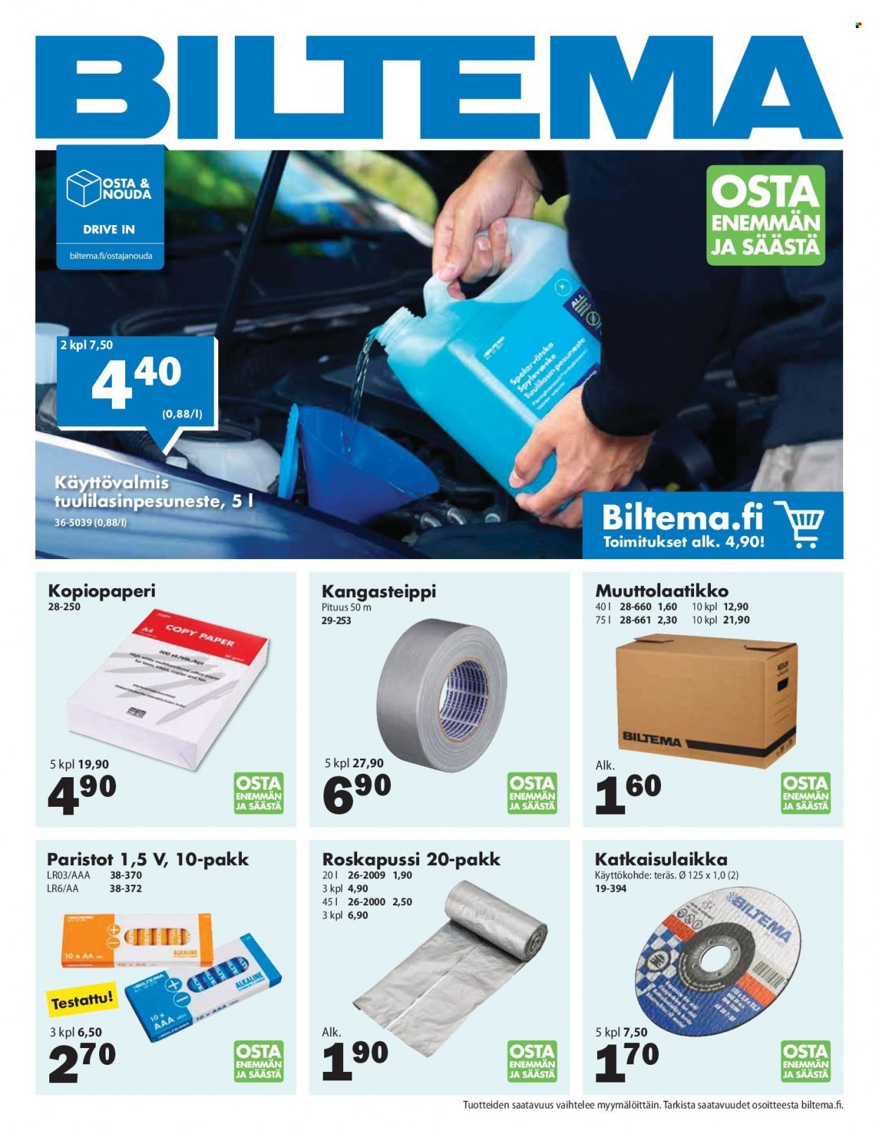 Biltema tarjoukset - 17.01.2022 - 30.01.2022. Sivu 1
