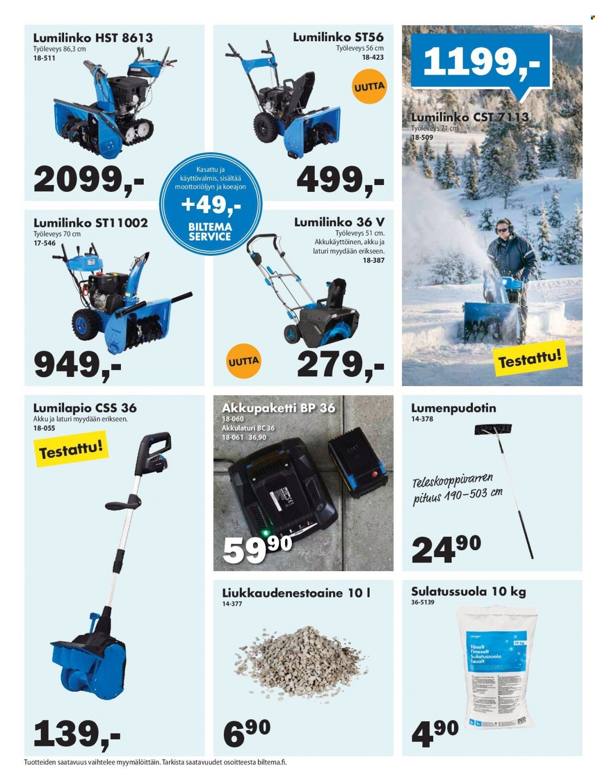 Biltema tarjoukset - 17.01.2022 - 30.01.2022. Sivu 3
