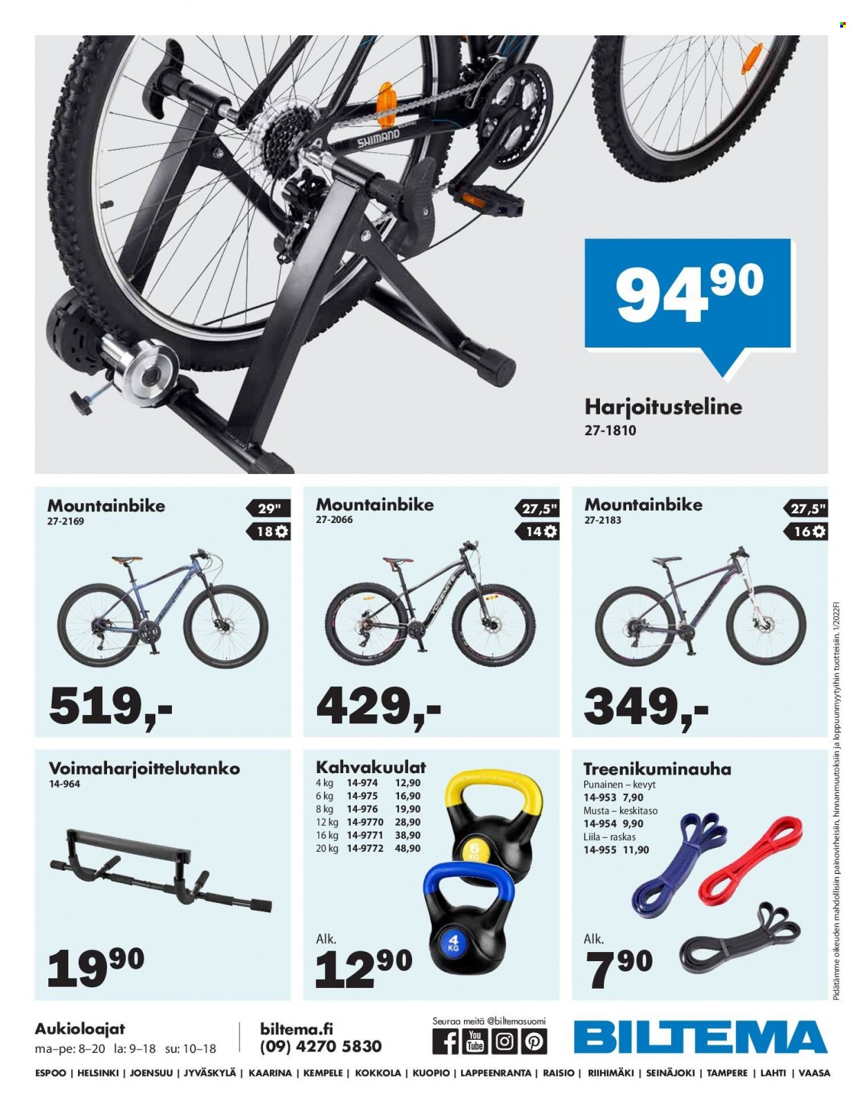 Biltema tarjoukset - 17.01.2022 - 30.01.2022. Sivu 8