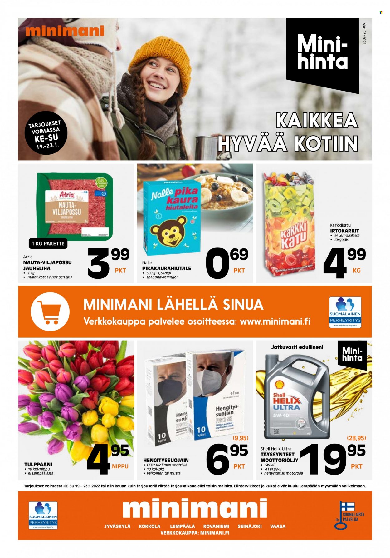 Minimani tarjoukset - 19.01.2022 - 23.01.2022. Sivu 1