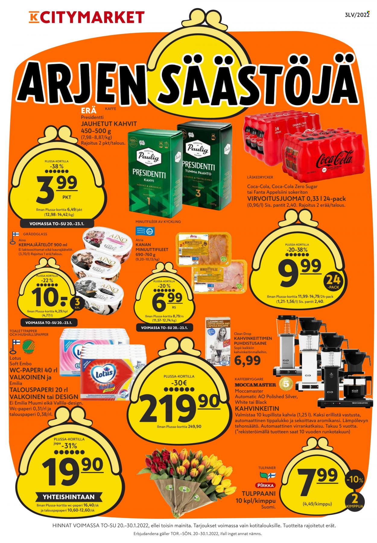 K-citymarket tarjoukset - 20.01.2022 - 30.01.2022. Sivu 1