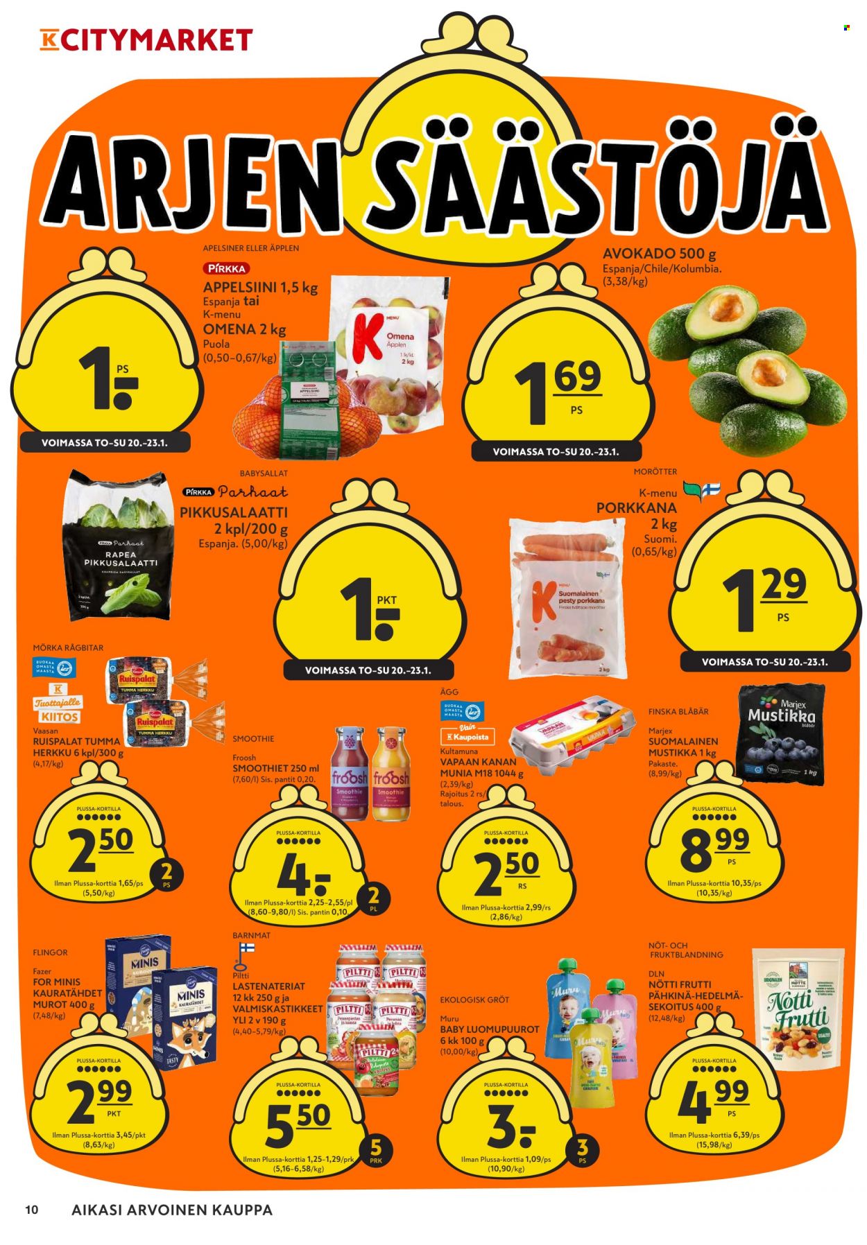 K-citymarket tarjoukset - 20.01.2022 - 30.01.2022. Sivu 10