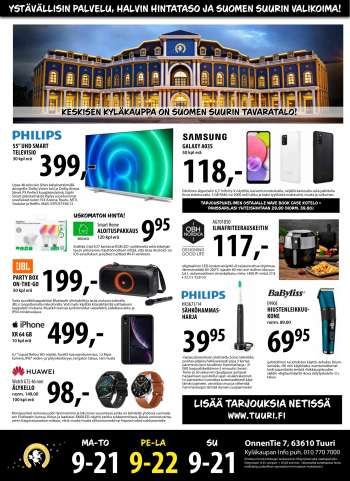 Tuuri tarjoukset  - 20.01.2022 - 26.01.2022.