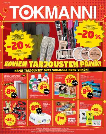 Tokmanni tarjoukset  - 24.01.2022 - 30.01.2022.