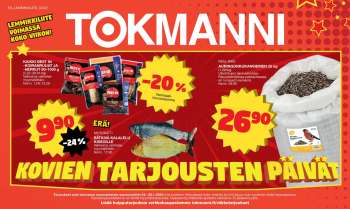 Tokmanni tarjoukset  - 24.01.2022 - 30.01.2022.