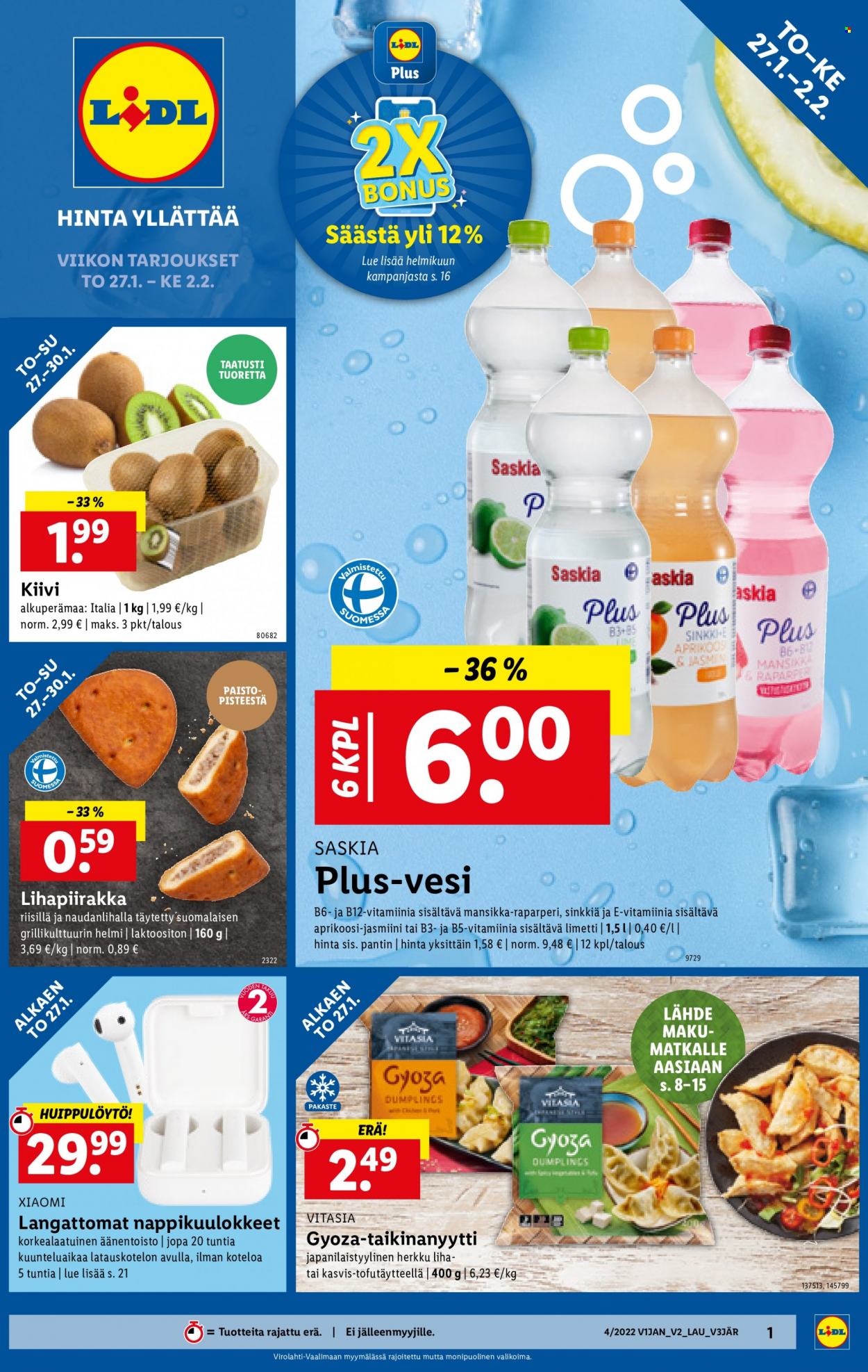 Lidl tarjoukset - 27.01.2022 - 02.02.2022. Sivu 1