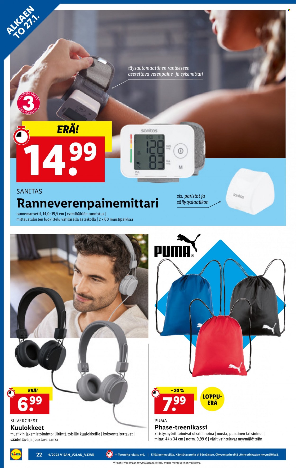 Lidl tarjoukset - 27.01.2022 - 02.02.2022. Sivu 22