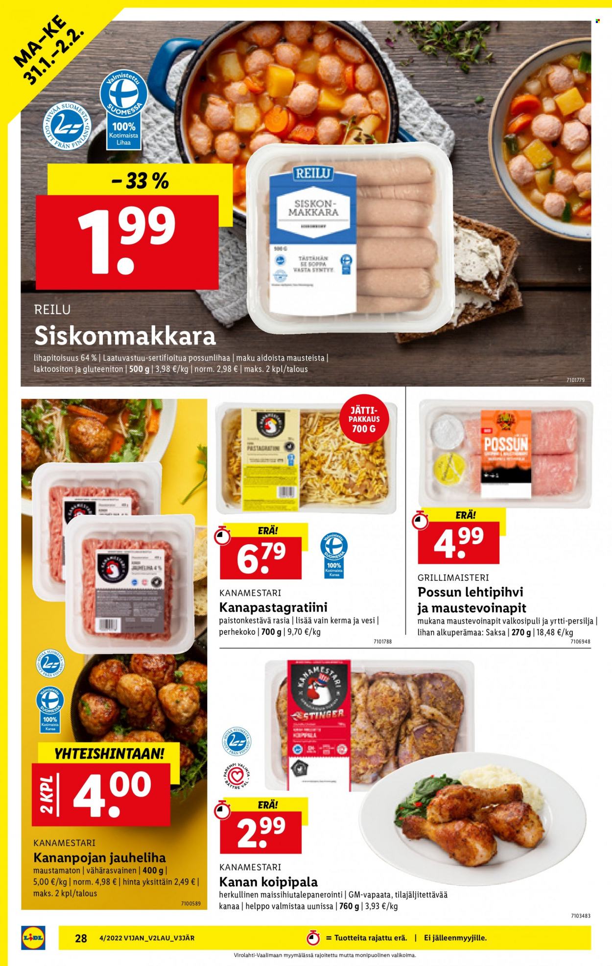 Lidl tarjoukset - 27.01.2022 - 02.02.2022. Sivu 28
