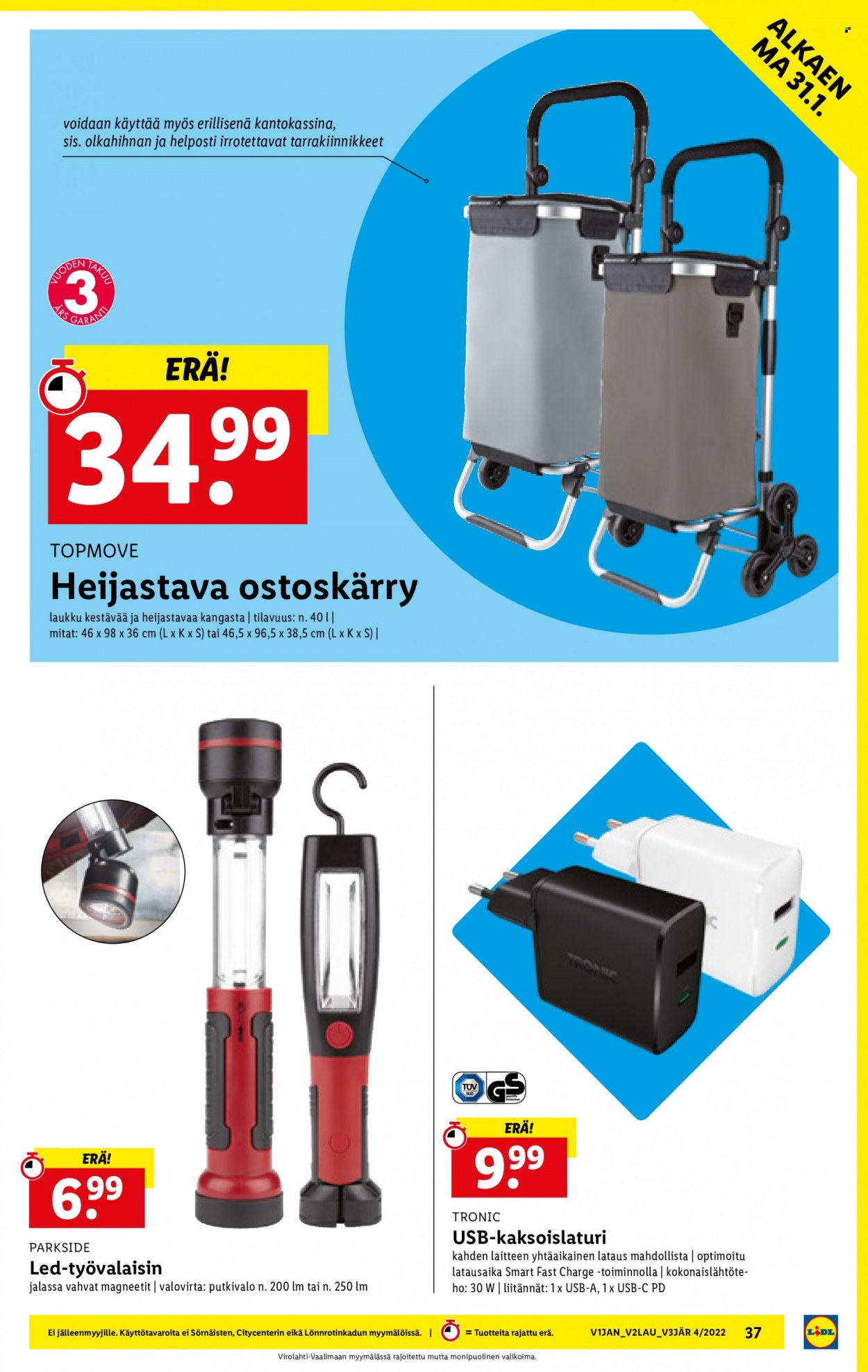 Lidl tarjoukset - 27.01.2022 - 02.02.2022. Sivu 37
