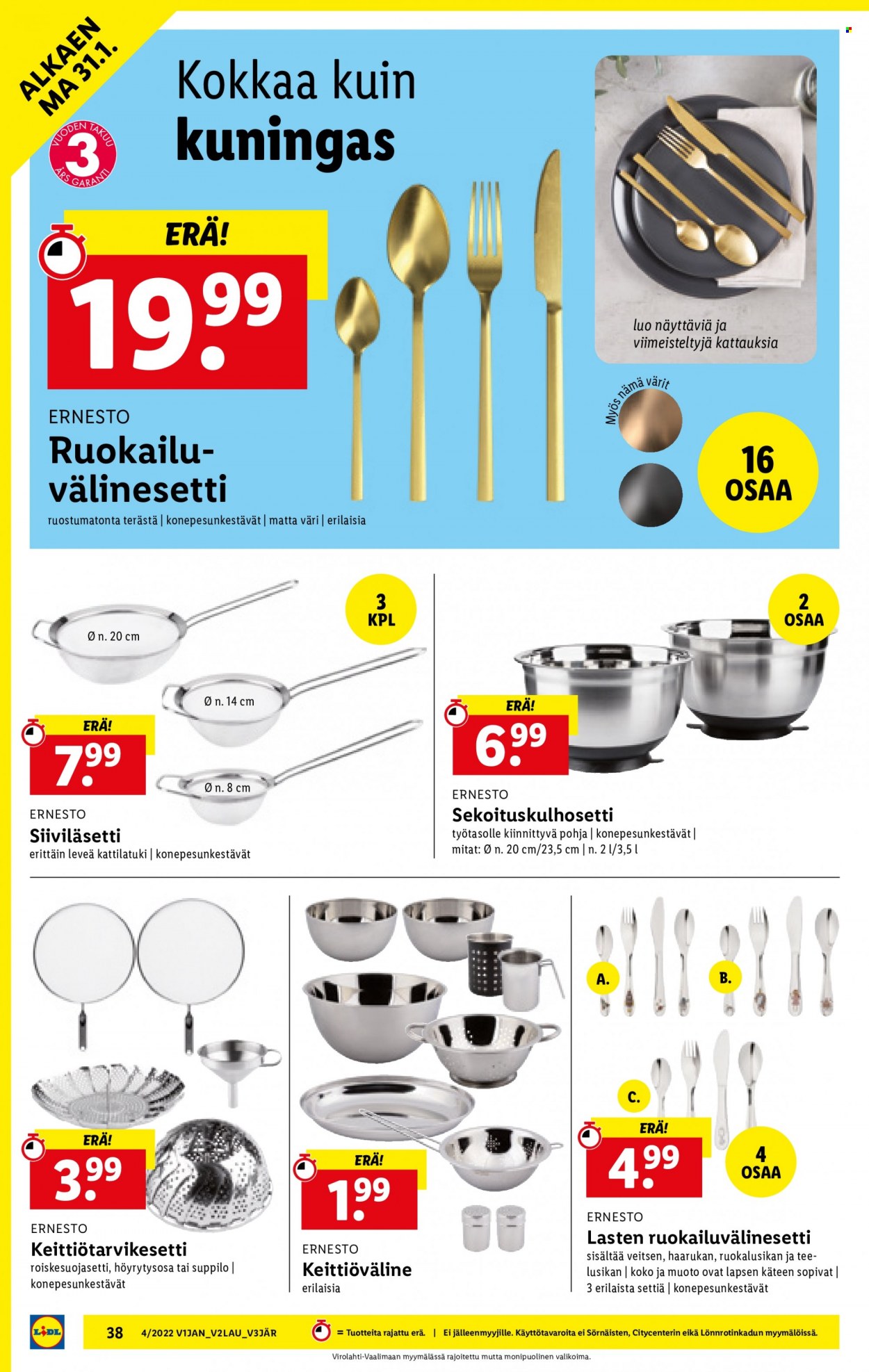 Lidl tarjoukset - 27.01.2022 - 02.02.2022. Sivu 38