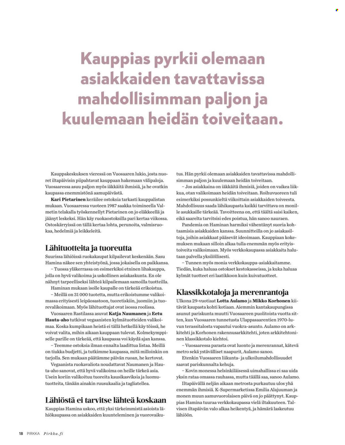 K-market tarjoukset - 26.01.2022 - 01.03.2022. Sivu 18