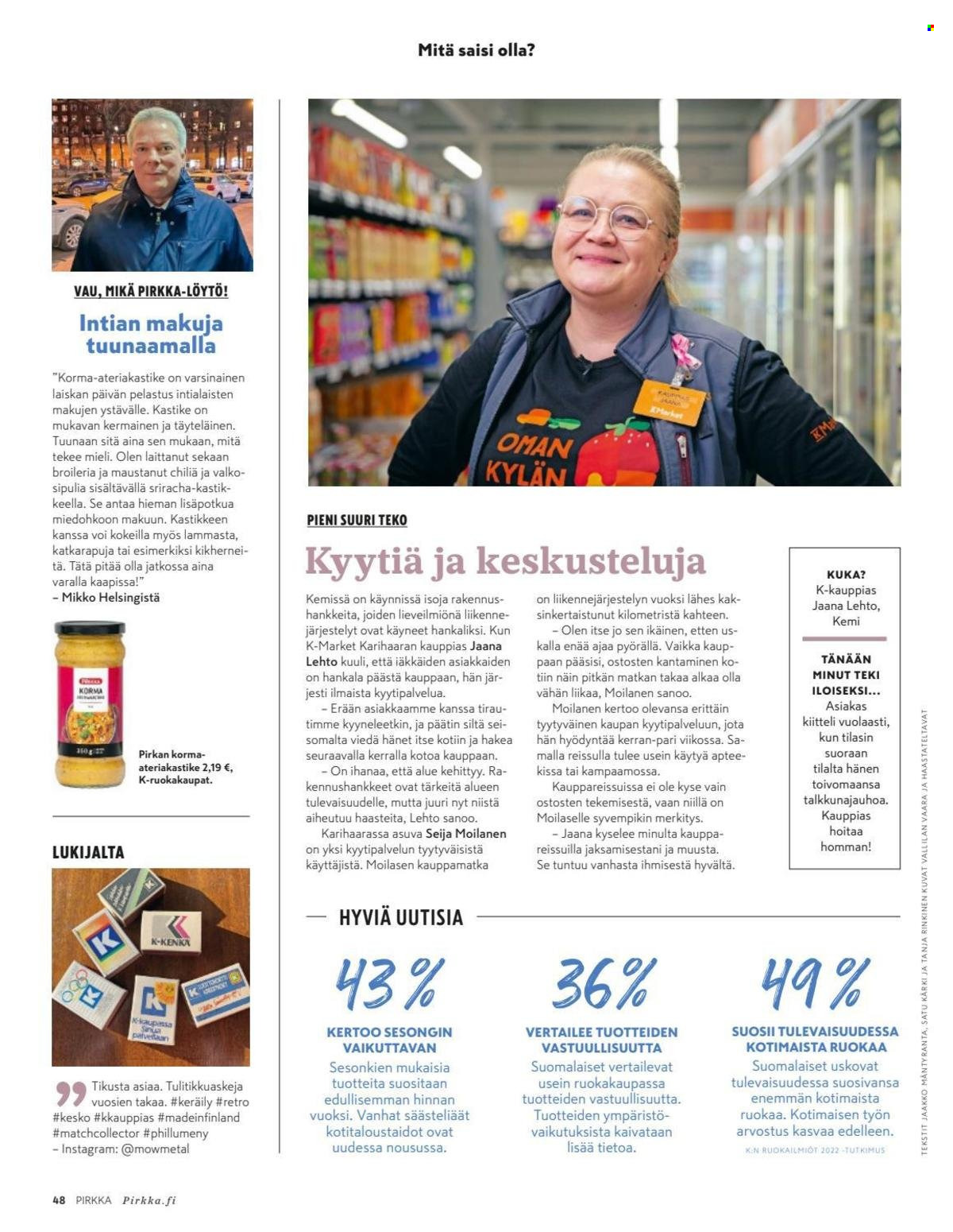K-market tarjoukset - 26.01.2022 - 01.03.2022. Sivu 48