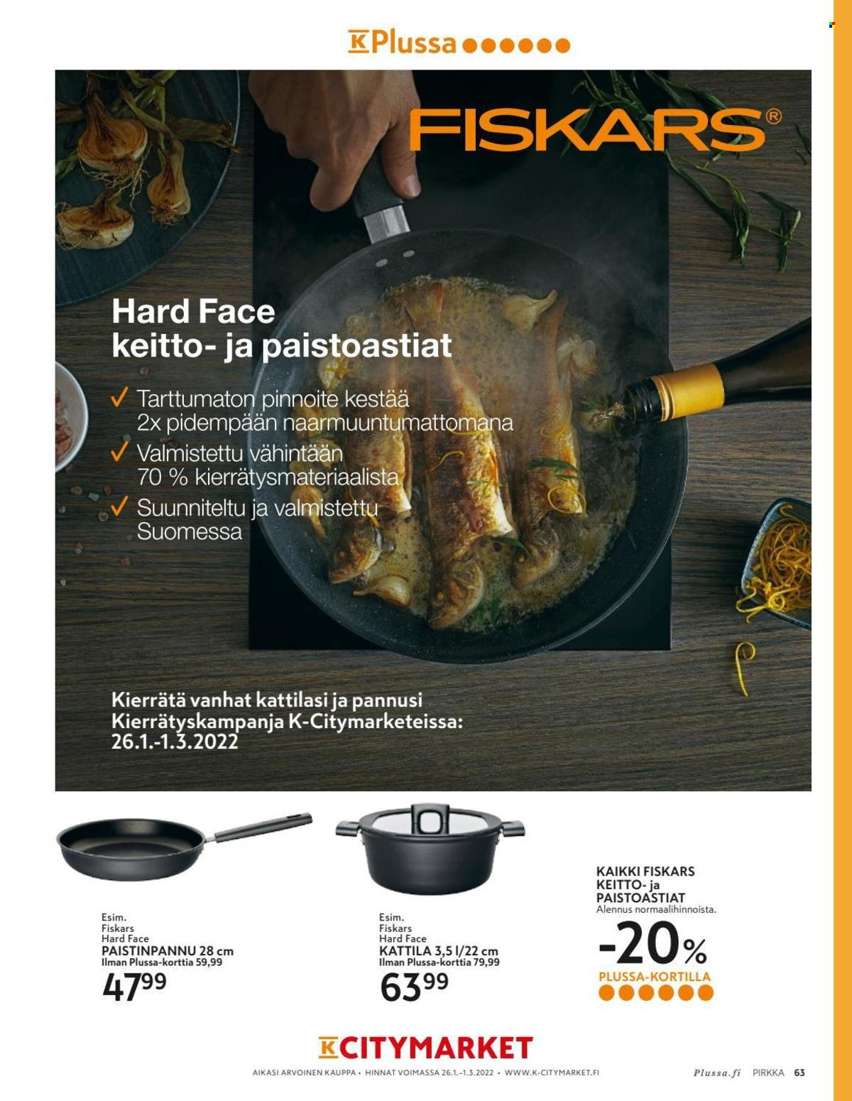 K-market tarjoukset - 26.01.2022 - 01.03.2022. Sivu 63