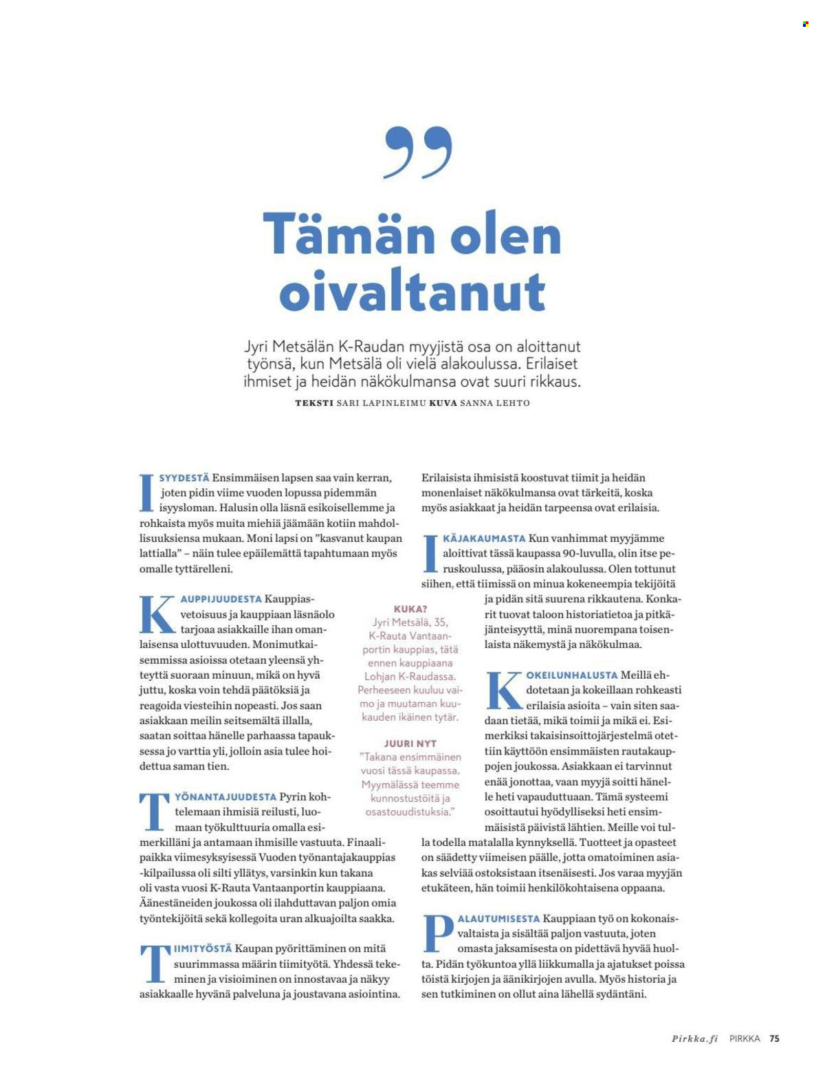 K-market tarjoukset - 26.01.2022 - 01.03.2022. Sivu 75