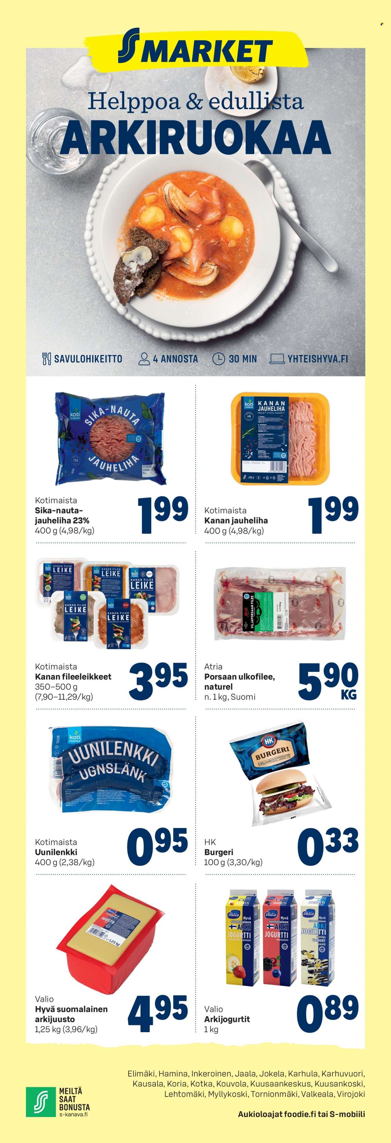 S-market tarjoukset - 26.01.2022 - 30.01.2022. Sivu 1