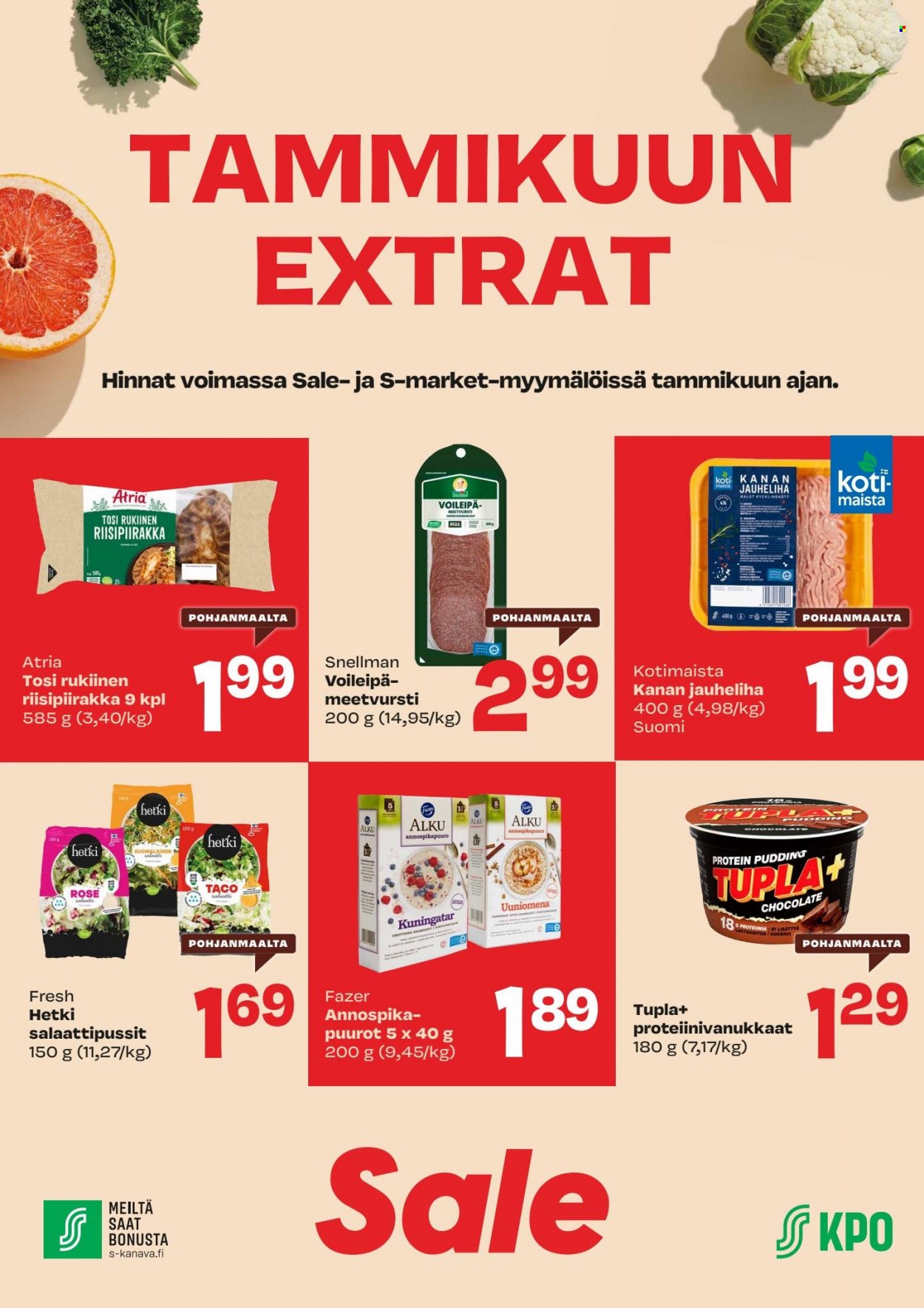 Sale tarjoukset - 04.01.2022 - 31.01.2022. Sivu 1