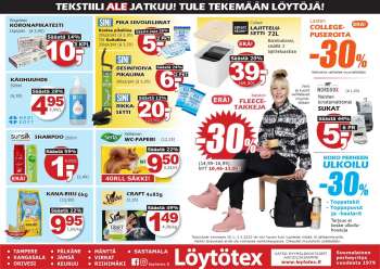 Löytötex tarjoukset  - 26.01.2022 - 01.02.2022.