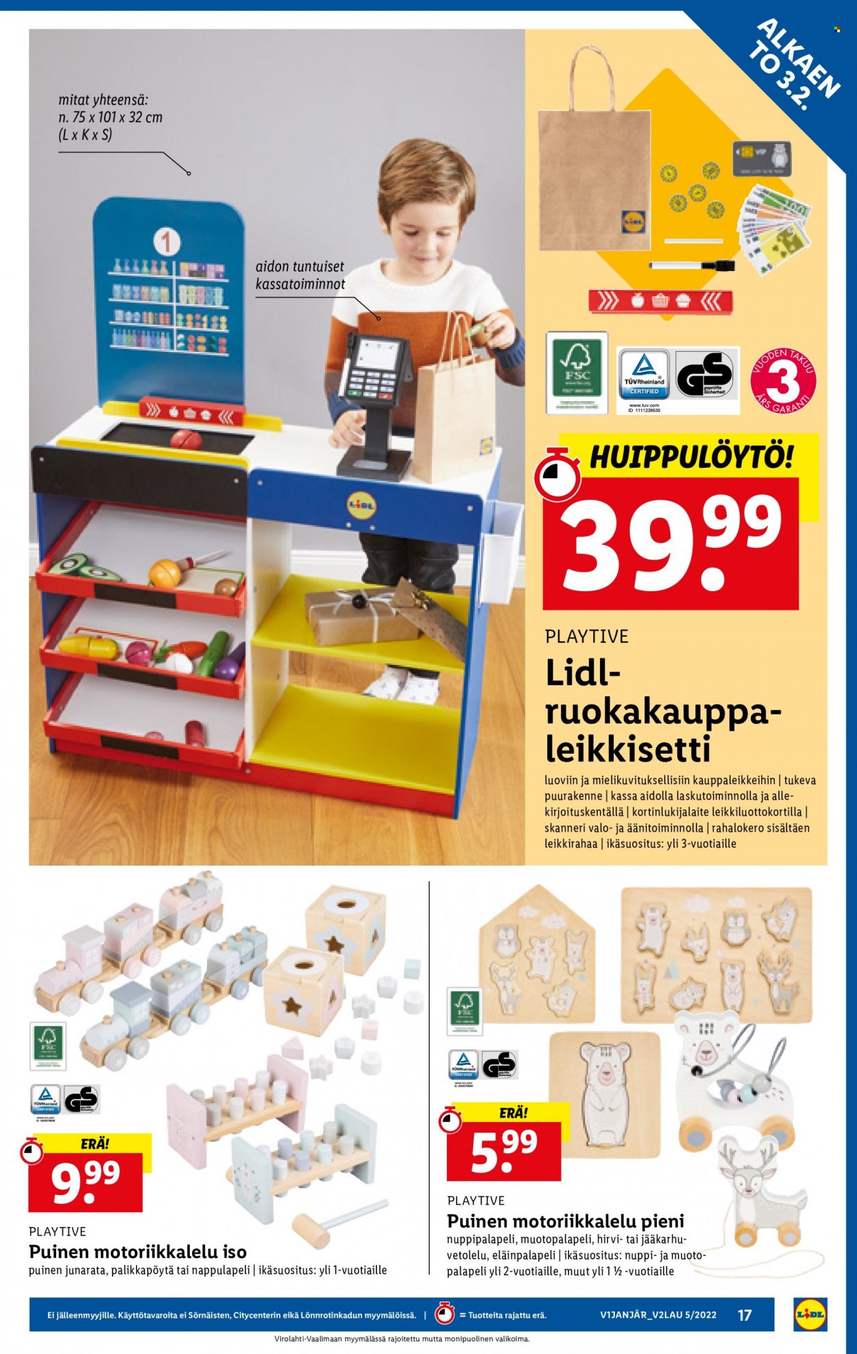 Lidl tarjoukset - 03.02.2022 - 09.02.2022. Sivu 17