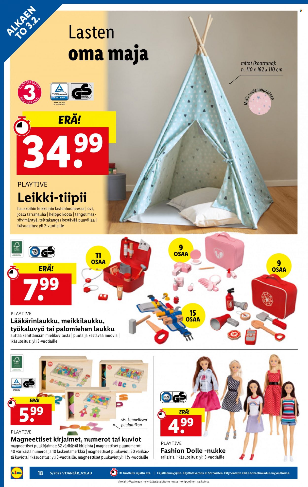 Lidl tarjoukset - 03.02.2022 - 09.02.2022. Sivu 18
