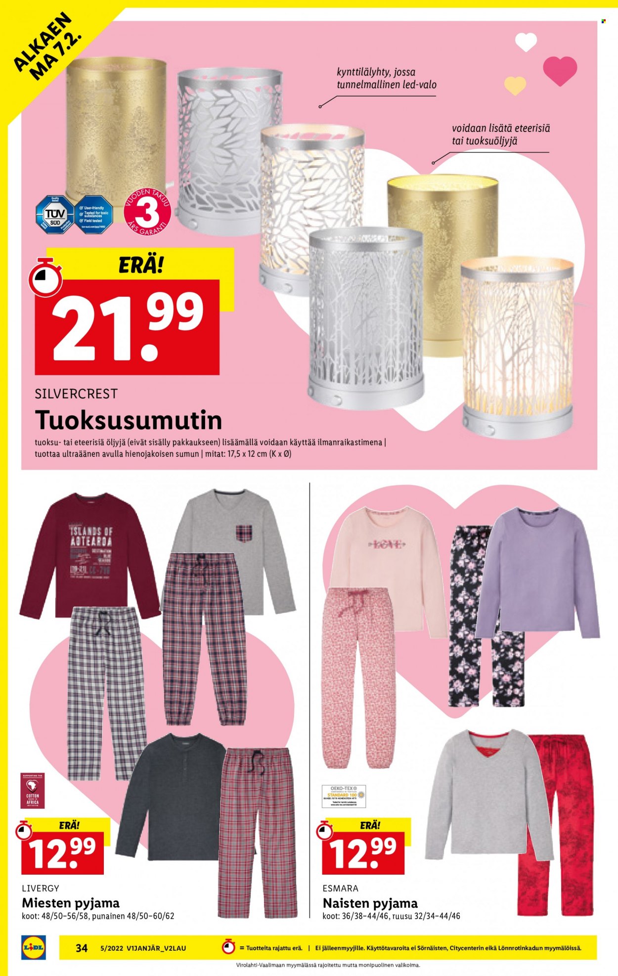 Lidl tarjoukset - 03.02.2022 - 09.02.2022. Sivu 34