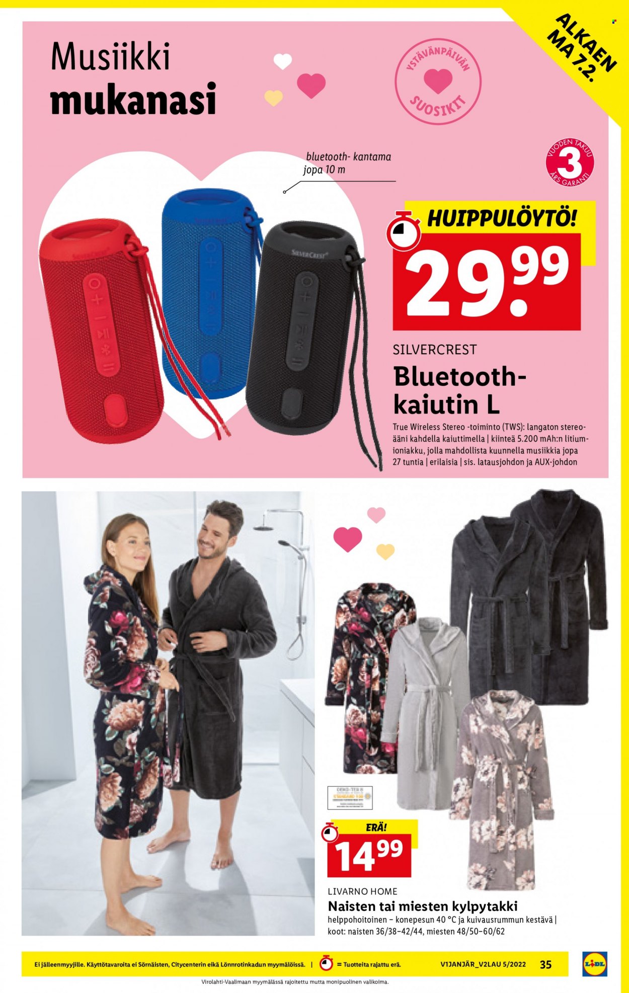 Lidl tarjoukset - 03.02.2022 - 09.02.2022. Sivu 35
