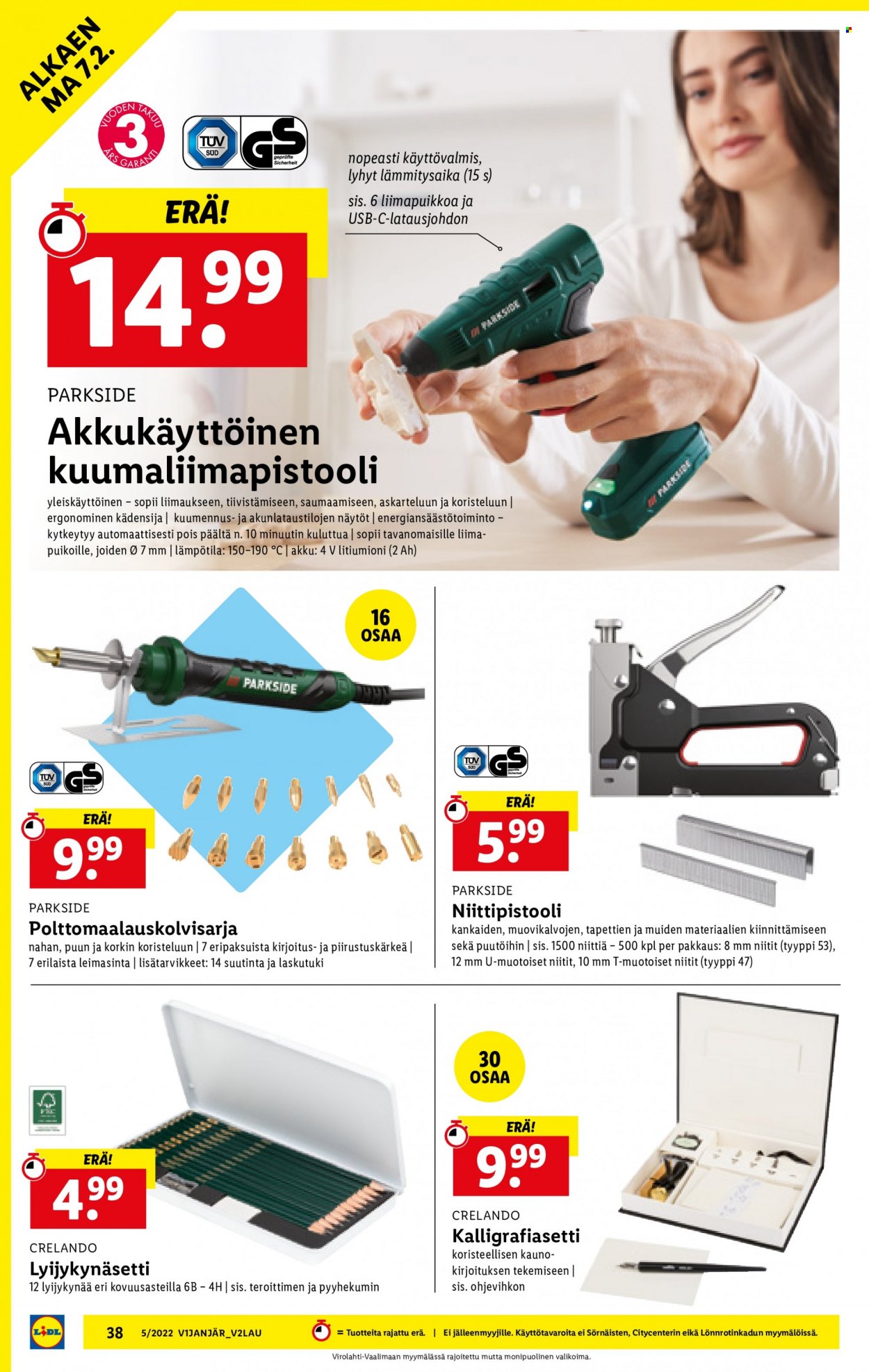 Lidl tarjoukset - 03.02.2022 - 09.02.2022. Sivu 38