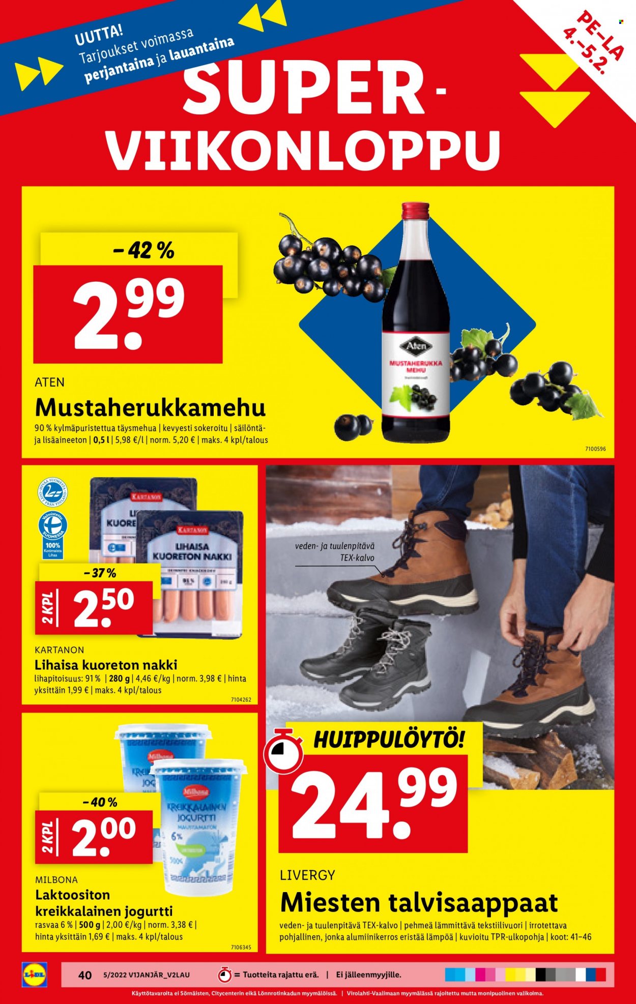Lidl tarjoukset - 03.02.2022 - 09.02.2022. Sivu 40